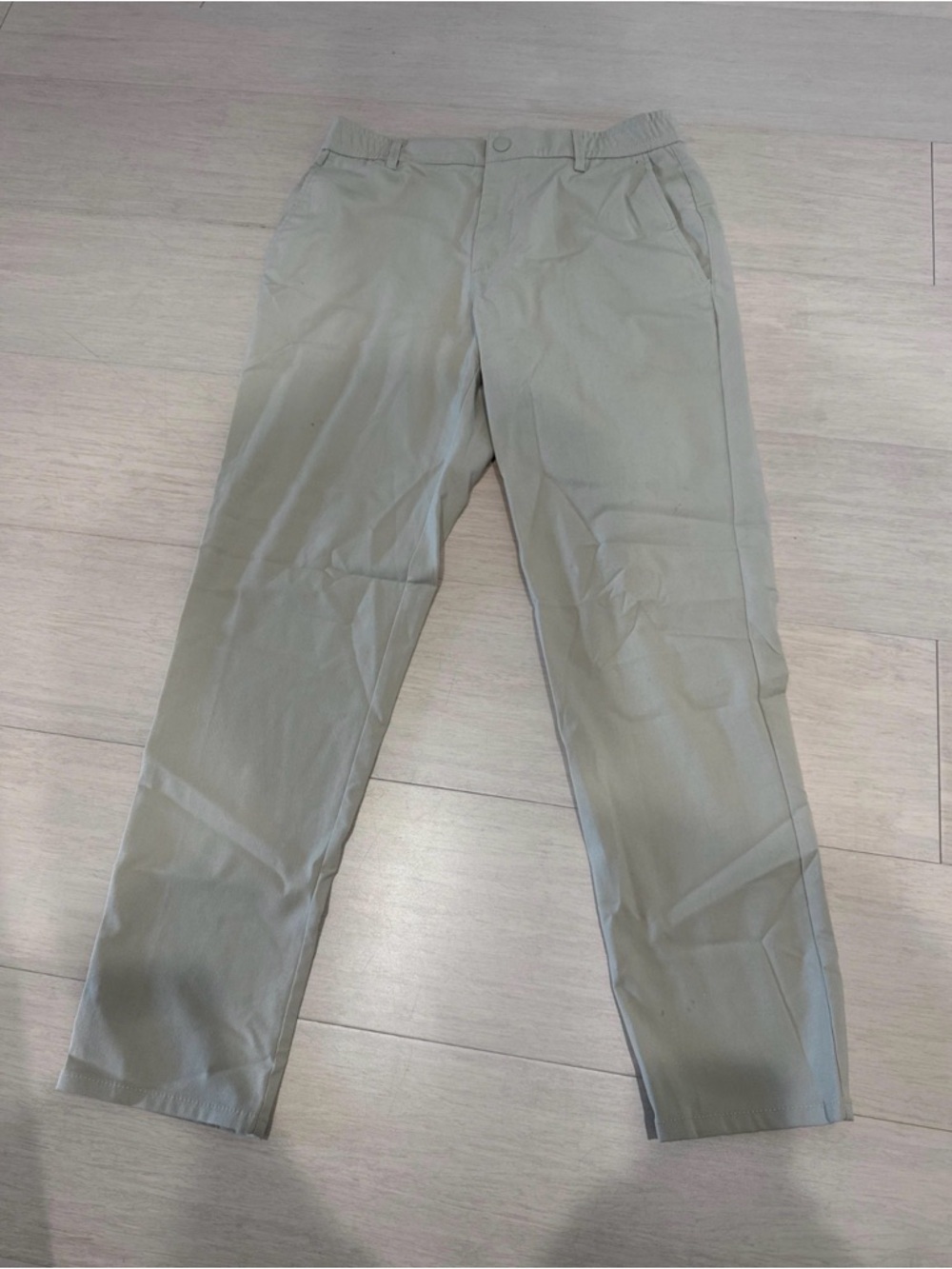 Zara Men's Size 32 Slim Fit Khaki Pants - Light Beige